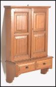 VICTORIAN 19TH CENTURY MAHOGANY HANGING SPICE CUPBOARD CABINET