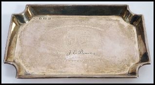 GREAT WESTERN RAILWAY CO GENERAL STRIKE 1926 SILVER ASHTRAY