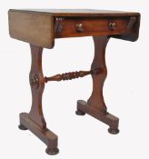 A 19TH CENTURY GEORGE III MAHOGANY INLAID GAMES CHESS TABLE