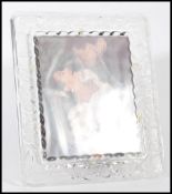 A Waterford cut crystal glass picture frame 8