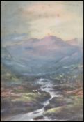 Ann Ruth Williams. A 19th century Victorian Scottish highlands oil painting being signed to the