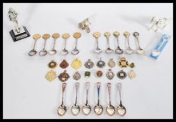 A selection of rifle shooting items to include a s