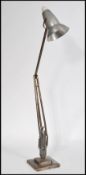 A vintage 20th century industrial pre-war 1930's Herbert Terry 2 step square base anglepoise lamp
