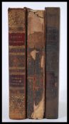 A selection of 19th Century leather bound books of the British Novelists series to include Vol.