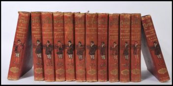 12 editions of late 19th Century/ early 20th Century periodical 'The Captain a magazine for boys &