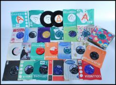 Vinyl Records - A collection of 45rpm vinyl singles to include Demonstration records by Cilla Black,