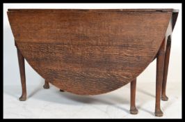 A 19th Century Georgian solid country oak large ov