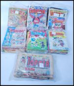 A good collection of vintage Dandy and Beano comics and annuals to include various Dandy annuals,