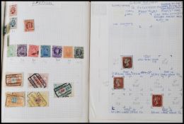 A stamp album of 19th and 20th century British and World stamps to include a selection of penny