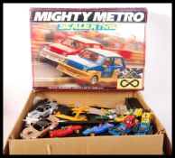 SCALEXTRIC MODEL RACING SLOT CAR SET AND EXTRAS