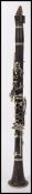 A vintage early 20th Century Buffet Compton & Co rosewood clarinet, with nickel plated keys and