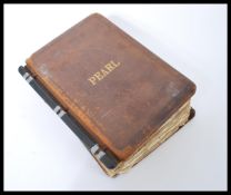 A fantastic vintage early 20th century Pearl Insurance folio ledger document folder dating from 1927