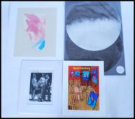 A selection of 20th century contemporary art prints to include a signed print of a Tim King