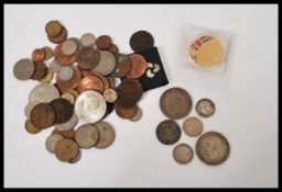 A collection of coins dating from the early 19th century to include Georgian, Victorian and later.