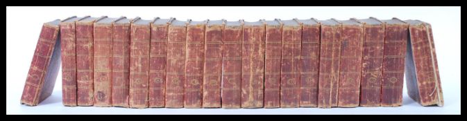 A collection of 18th Century books of 'Bell's Edition of Shakspere'. Shakespeare's plays in 20