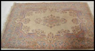 A 20th century Chinese Oriental floor carpet rug h