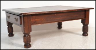 A Victorian 19th century mahogany library table desk being cut down and converted to a good sized