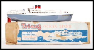 LINES BROS. MADE TRI-ANG SCALE MODEL CLOCKWORK OCEAN LINER