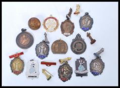 A group of 20th century silver hallmarked and other dancing medals all made out to a Maud Framton.