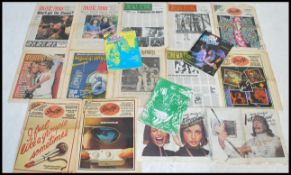 A collection of vintage / retro music magazines dating from the 1960's to include Andy Warhol