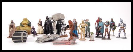 STAR WARS LUCAS FILM DIECAST AND WHITE METAL MINIATURE MODELS