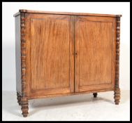A 19th century Scottish mahogany housekeepers cupb