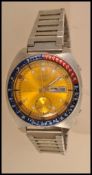 A Seiko 'The Pogue' Pepsi chronograph automatic stainless steel gentleman's bracelet watch, ref.