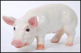 A vintage 20th century advertising point of sale Butchers shop window large ceramic model of a