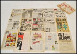 A collection of vintage / retro 20th Century music magazines to include  International Times