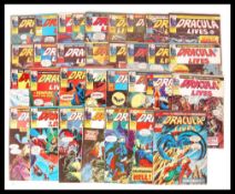 VINTAGE MARVEL COMIC GROUP DRACULA LIVES COMIC BOOK MAGAZINES