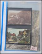 Old Bristol postcards and original photos of Frenchay, Bristol. Nine cards (x3 RPs by Garratt) &