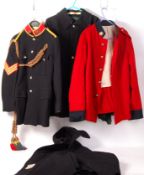 ASSORTED POST-WAR BRITISH MILITARY UNIFORM TUNIC JACKETS & CAPES