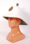 POST WAR ROYAL MARINES REGIMENTAL PITH UNIFORM HELMET