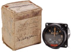 WWII SECOND WORLD AVRO LANCASTER COCKPIT ' BOOST ' GAUGE