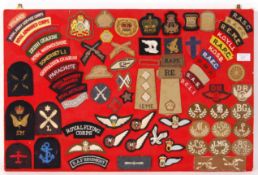 ASSORTED WWI & WWII MILITARY PATCHES & INSIGNIA