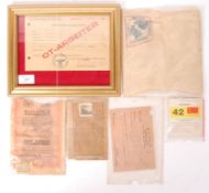 ASSORTED WWII SECOND WORLD WAR RELATED EPHEMERA