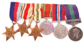 WWII SECOND WORLD WAR MEDAL GROUP - ARMY CYCLIST CORPS