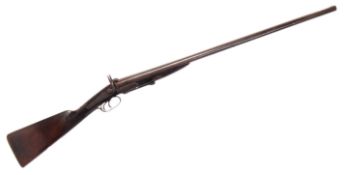 ANTIQUE GEORGE GIBBS OF BRISTOL DOUBLE BARRELLED SHOTGUN