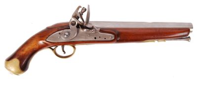 ANTIQUE 19TH CENTURY FLINTLOCK PISTOL BY ' WARR '