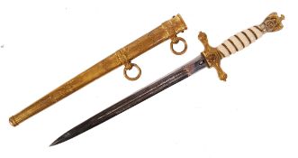 WWII GERMAN NAZI KRIEGSMARINE DRESS DAGGER