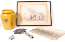 ASSORTED PERSONAL EFFECTS OF A BRITISH POLICE OFFICER