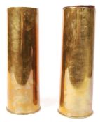WWII SECOND WORLD WAR BRASS ARTILLERY DRILL SHELLS