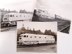 RARE PROTOTYPE BRITISH RAIL DIESEL TRAIN PHOTOGRAPHS