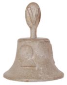ORIGINAL WWII SECOND WORLD WAR ALUMINIUM ' VICTORY BELL '