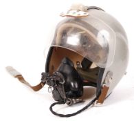 VINTAGE HELICOPTER / PILOT'S HELMET & MOUTHPIECE ' MK1A '