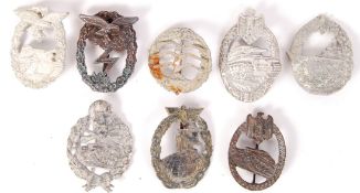 WWII SECOND WORLD WAR THIRD REICH GERMAN NAZI REPRODUCTION BADGES