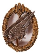 WWII SECOND WORLD WAR GERMAN NAZI THIRD REICH PARATROOPER BADGE