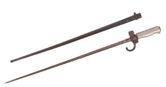 ANTIQUE 19TH CENTURY FRENCH LEBEL CRUCIFORM BAYONET