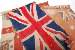 COLLECTION OF ASSORTED VINTAGE SHIPPING FLAGS