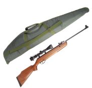 SMK 19 .22 CALIBRE BREAK BARREL RIFLE WITH TELESCOPIC SIGHT